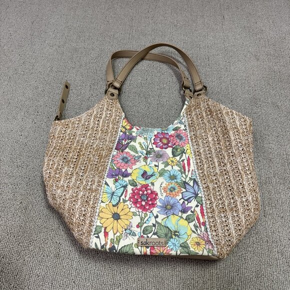 Sakroots Handbags - Sak Roots Shoulder Bag Multicolored Floral Large